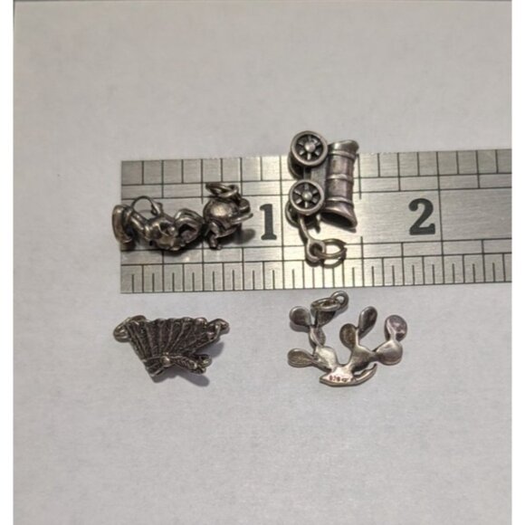 Vintage Sterling Silver Disney Mickey Mouse and Western Charms sold separately - Picture 5 of 16